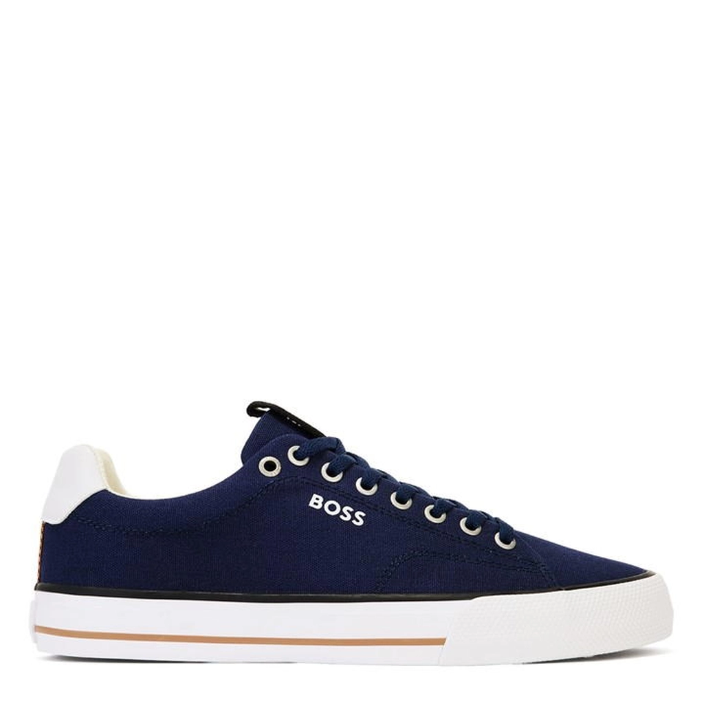 Hugo Boss Aiden Tenn Canvas Trainers - Blue